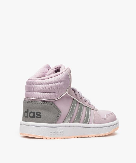 Baskets fille semi-montantes bicolores - Hoops Mid Adidas vue4 - ADIDAS - GEMO