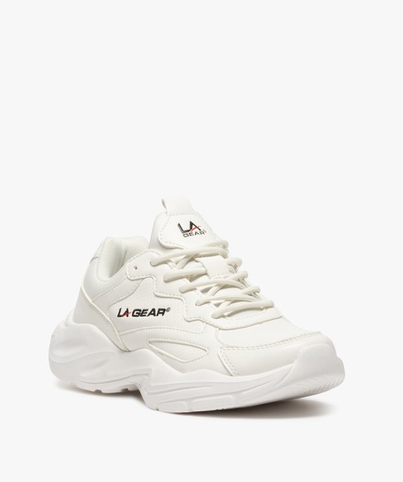Baskets femme à lacets running unies – LA Gear vue2 - L.A. GEAR - GEMO