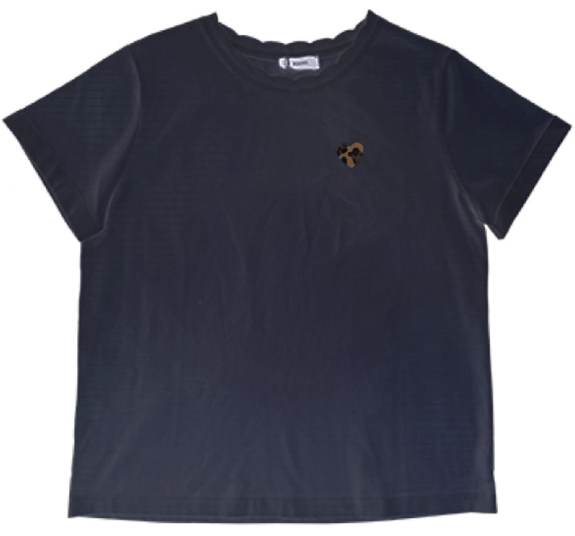 Tee-shirt manches courtes avec col rond fantaisie femme vue1 - GEMO(FEMME PAP) - GEMO
