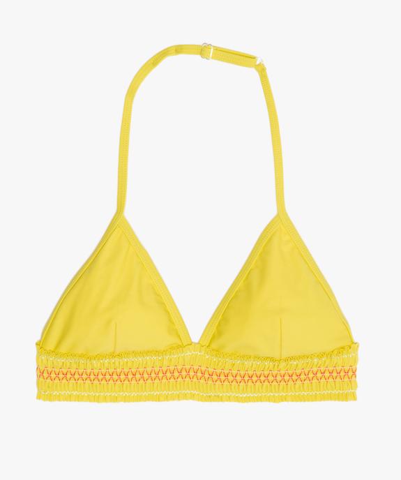 Haut de maillot de bain fille forme triangle vue1 - GEMO (JUNIOR) - GEMO