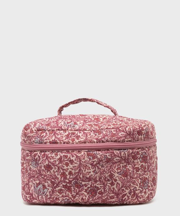 Trousse de toilette matelassée à motifs femme vue1 - GEMO (ACCESS) - GEMO