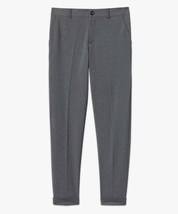 Pantalon de costume homme en toile extensible longueur chevilles vue4 - GEMO (HOMME) - GEMO