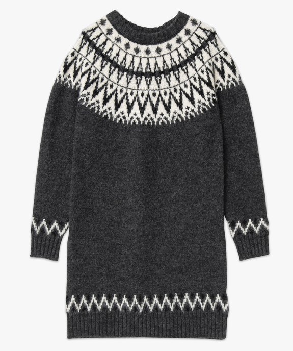 Robe pull jacquard femme vue5 - GEMO(FEMME PAP) - GEMO