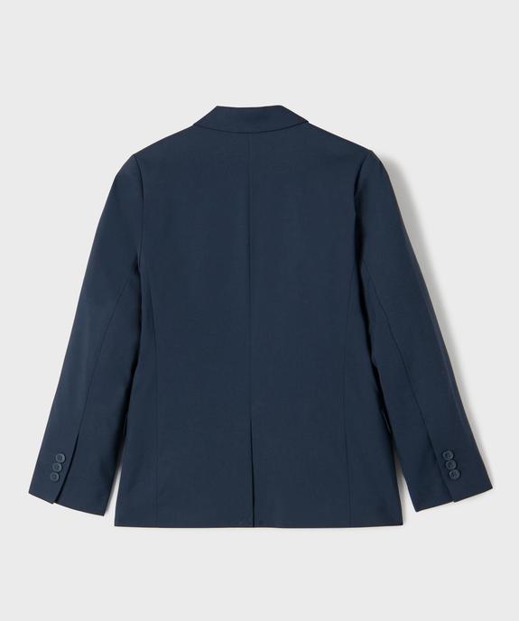 Veste de costume en matière extensible garçon vue3 - GEMO (JUNIOR) - GEMO