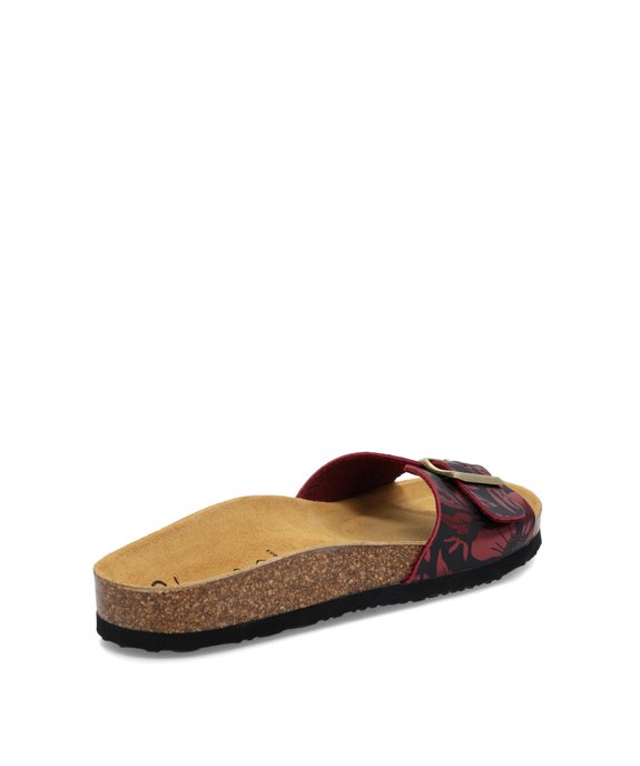 Mules femme à talon plat et bride ajustable imprimée vue4 - GEMO (CASUAL) - GEMO