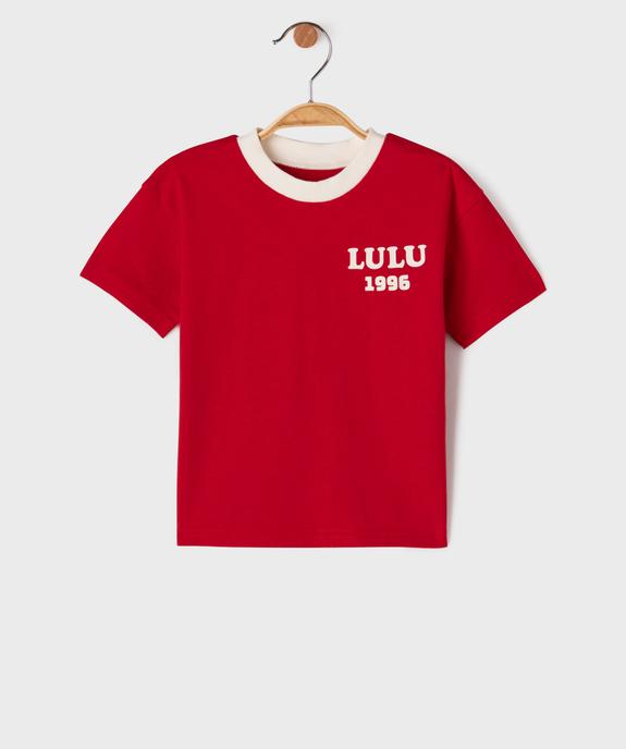 Tee-shirt à manches courtes imprimé devant et dos bébé garçon - LuluCastagnette vue1 - LULU CASTAGNETTE GEMO FOR GOOD - GEMO