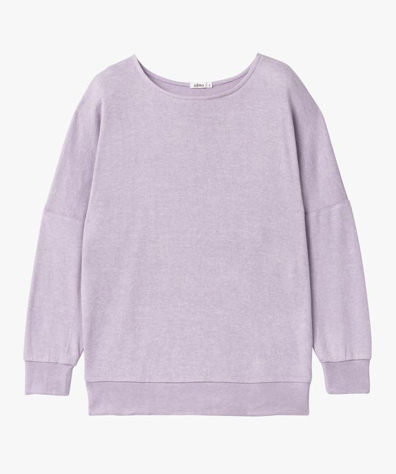 Haut de pyjama à manches chauve-souris femme vue4 - GEMO 4G FEMME - GEMO