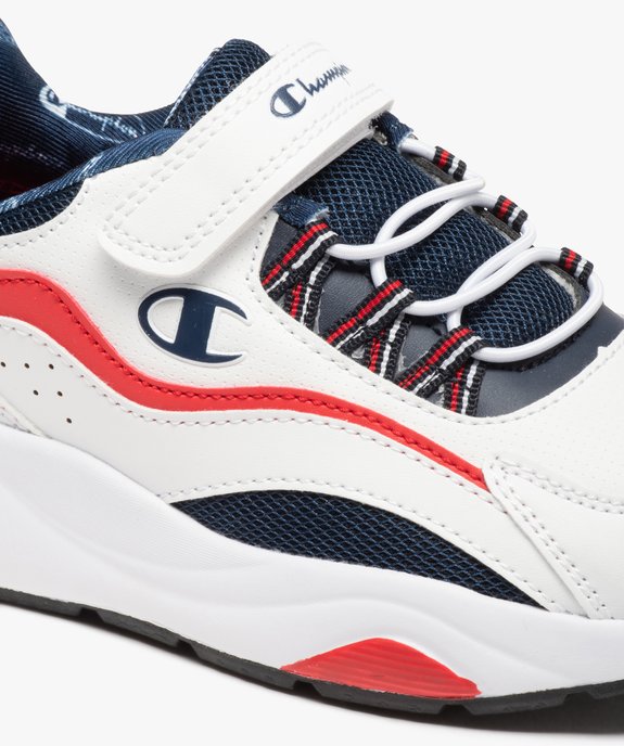 Baskets garçon tricolores à lacets élastiques et scratch  vue6 - CHAMPION USA - GEMO