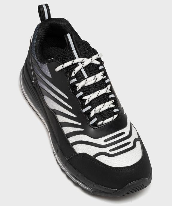 Baskets bicolores avec semelle bulle d’air garçon - 5 Miles vue5 - 5 MILES GEMO FOR GOOD - GEMO