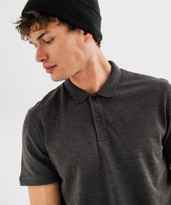 Polo à manches courtes en maille piquée homme vue2 - GEMO 4G HOMME - GEMO