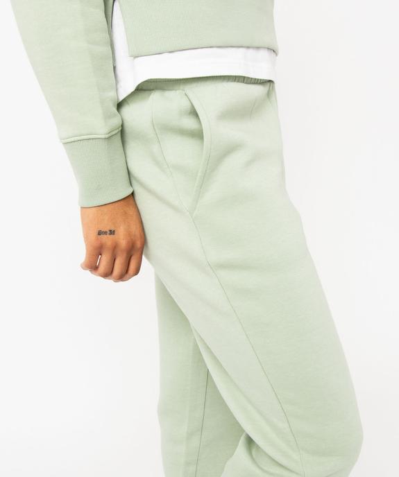 Pantalon de jogging en molleton femme vue2 - GEMO(FEMME PAP) - GEMO