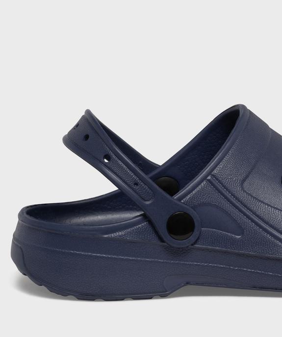 Sabots souples dessus uni perforé homme vue6 - GEMO (PLAGE) - GEMO