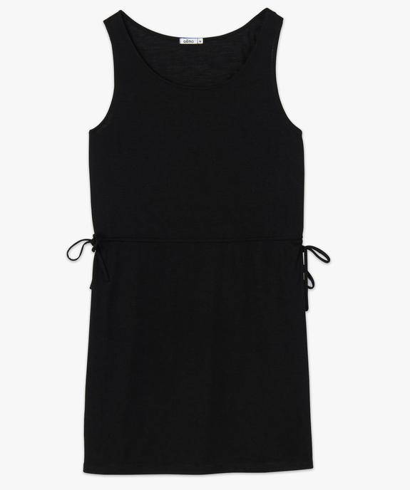 Robe tee-shirt femme avec liens à la taille vue4 - GEMO(FEMME PAP) - GEMO