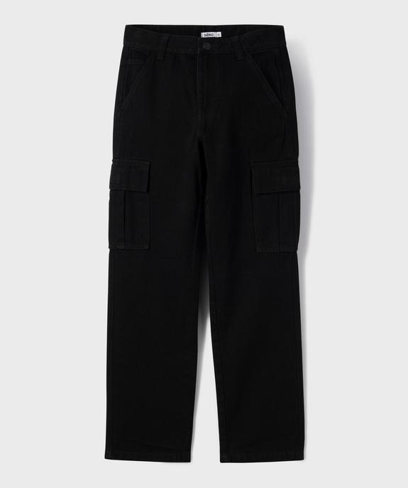 Jean loose avec taille ajustable garçon vue1 - GEMO (JUNIOR) - GEMO