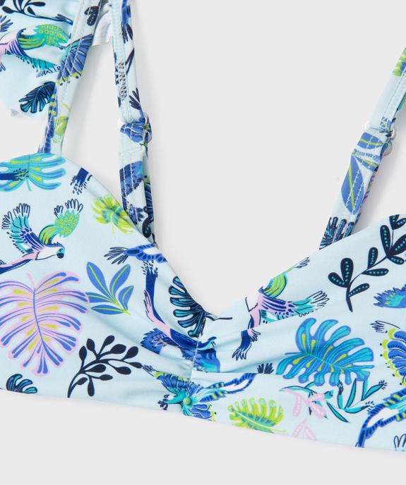 Maillot de bain 2 pièces à motifs exotiques bébé fille vue2 - GEMO (ENFANT) - GEMO
