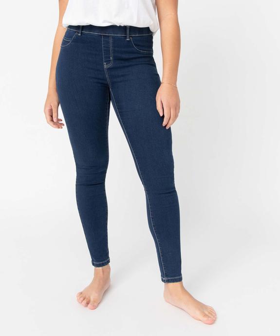 Jegging femme avec coutures contrastantes vue1 - GEMO 4G FEMME - GEMO