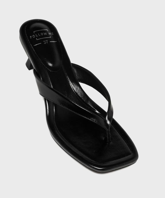 Mules à talon et à entredoigt femme vue5 - FOLLOW ME - GEMO