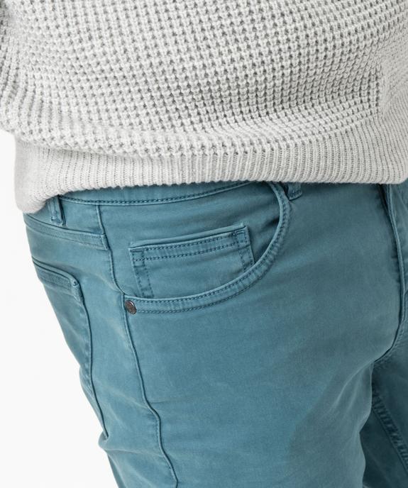 Pantalon slim stretch 5 poches homme vue2 - GEMO 4G HOMME - GEMO