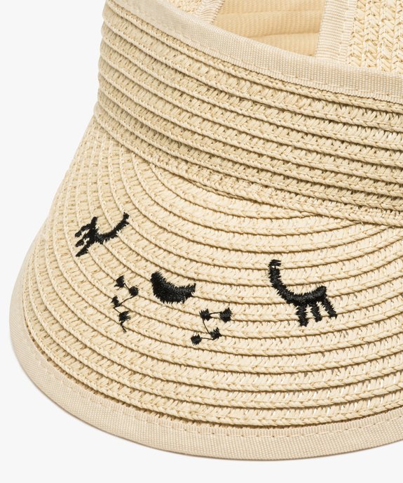 Casquette visière fille avec oreilles de lapin vue2 - GEMO (ENFANT) - GEMO