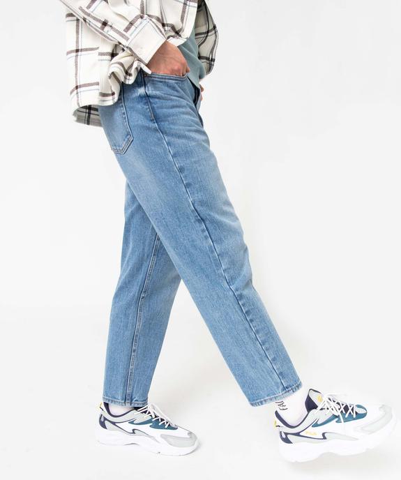 Jean homme coupe loose et délavé vue2 - GEMO (HOMME) - GEMO