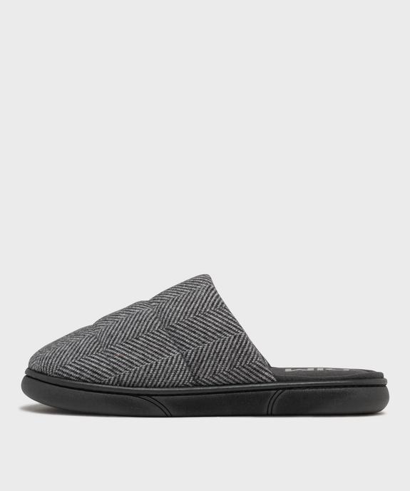 Chaussons mules à motifs chevrons homme - DIM vue3 - DIM - GEMO