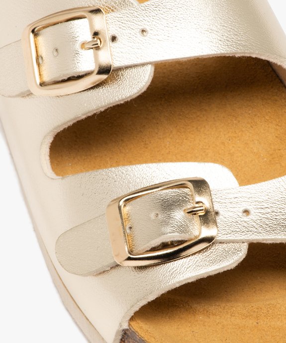Mules fille unies à larges brides à boucle brillantes vue6 - LOVELY WINGS GEMO FOR GOOD - GEMO