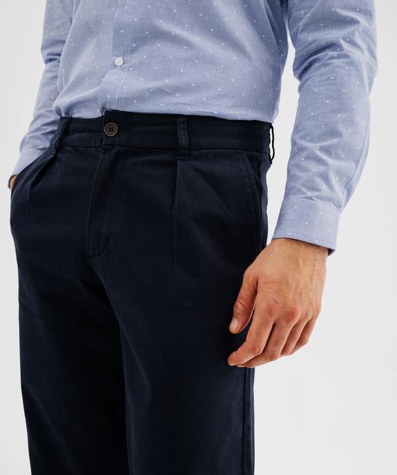 Pantalon chino coupe regular homme vue5 - GEMO 4G HOMME - GEMO