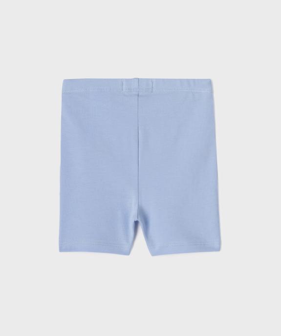 Leggings short court en coton stretch bébé fille (lot de 2) vue3 - GEMO 4G BEBE - GEMO