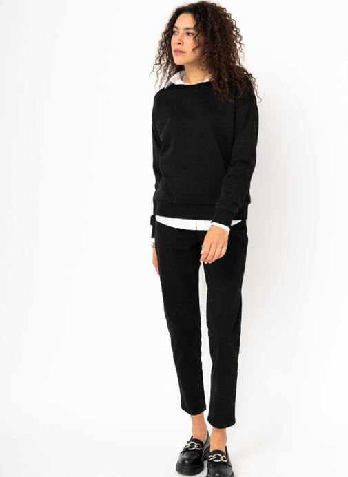 Sweat ample intérieur molletonné femme vue5 - GEMO(FEMME PAP) - GEMO