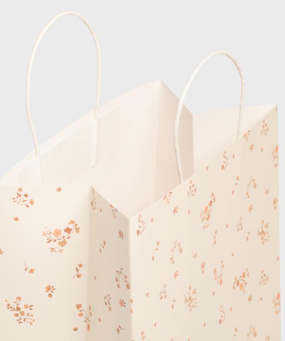 Sac cadeau à motifs fleuris vue2 - GEMO (ACCESS) - GEMO