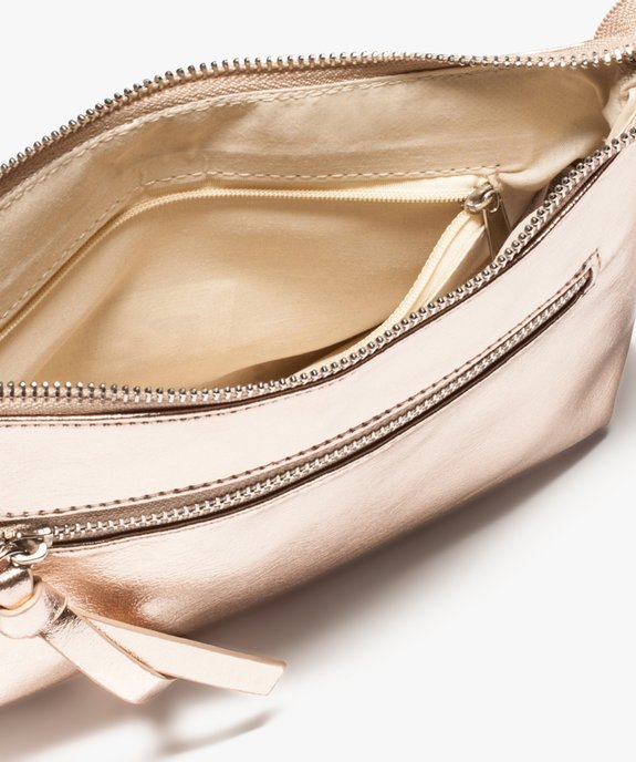Sac pochette banbdoulière fermeture zippée vue3 - GEMO (ACCESS) - GEMO