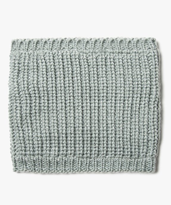 Snood fille en maille pailletée avec doublure polaire vue1 - GEMO (ENFANT) - GEMO