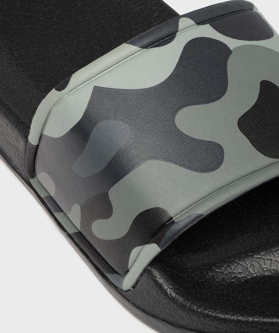 Mules de piscine garçon à bandeau camouflage vue12 - GEMO (PLAGE) - GEMO