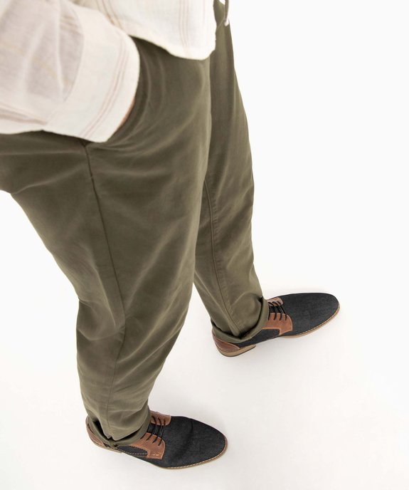 Derbies homme bicolores en denim  vue1 - GEMO(URBAIN) - GEMO