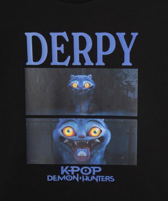 Tee-shirt manches courtes motif Derpy fille - K-Pop Demon Hunters vue2 - KPOP DEMON HUNTERS - GEMO