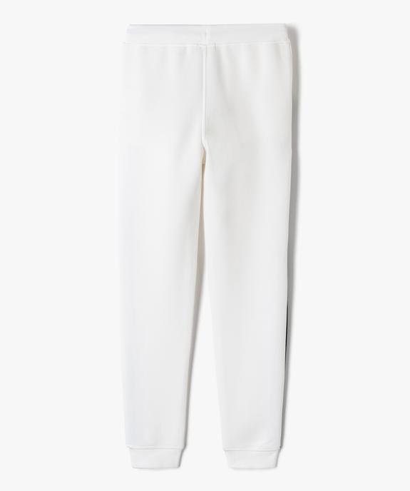 Pantalon de jogging avec bandes contrastantes garçon vue4 - GEMO (JUNIOR) - GEMO