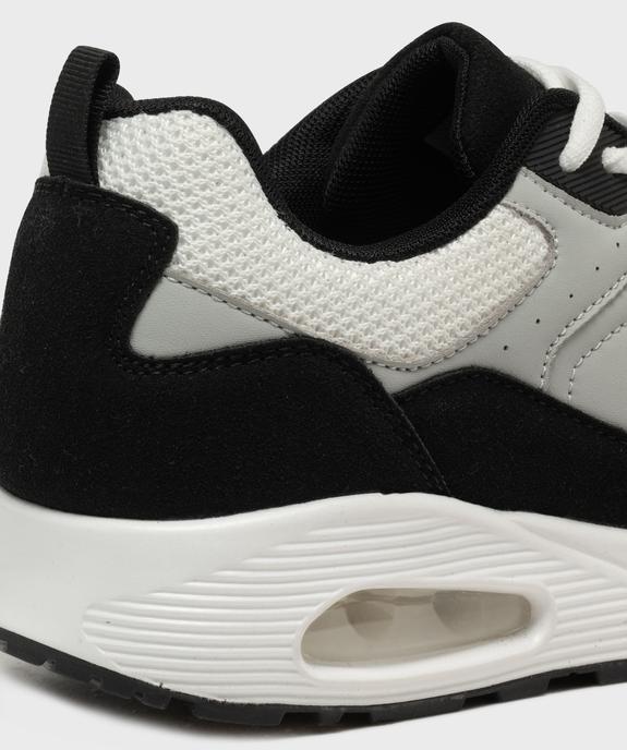 Baskets esprit running en mesh à bulle d'air homme - 5 Miles vue6 - 5 MILES - GEMO