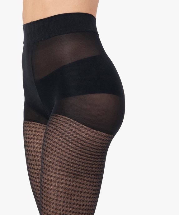 Collants femme semi-opaque à motifs vue2 - GEMO(HOMWR FEM) - GEMO