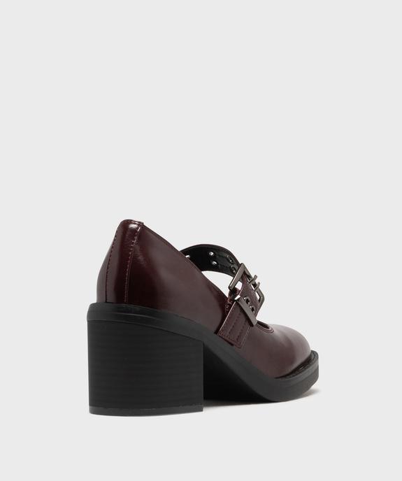 Chaussures à talon Mary Jane à semelle épaisse femme vue4 - 5 MILES - GEMO