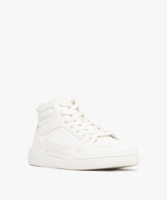 Baskets homme mid-cut à lacets style casual vue3 - 5 MILES - GEMO
