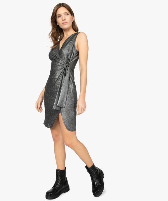 Robe de soirée femme en matière pailleteée vue5 - GEMO(FEMME PAP) - GEMO