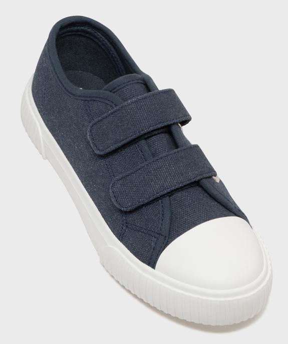 Tennis en toile fermeture scratch garçon - 5 Miles vue5 - 5 MILES GEMO FOR GOOD - GEMO