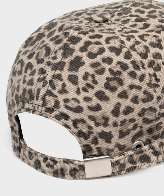 Casquette à imprimé léopard femme vue2 - GEMO (ACCESS) - GEMO