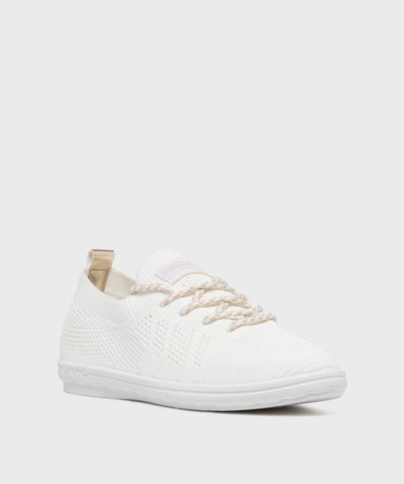 Tennis en toile tricotée femme - Terre de marins vue2 - TERRE DE MARINS - GEMO