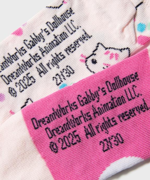 Chaussettes courtes à motifs chats fille (lot de 3) - Gabby’s Dollhouse vue4 - GABBY - GEMO