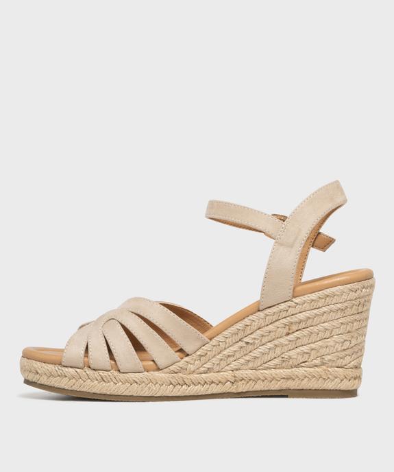 Sandales compensées en toile femme - Valentina Baldano vue4 - VALENTINA BALDA - GEMO