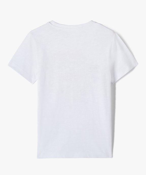 Tee-shirt garçon à manches courtes avec motif "van life" photosensible vue3 - GEMO (ENFANT) - GEMO