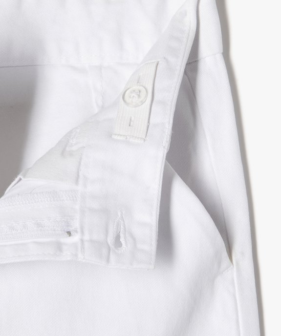 Bermuda coupe chino regular en toile de coton garçon vue2 - GEMO 4G GARCON - GEMO