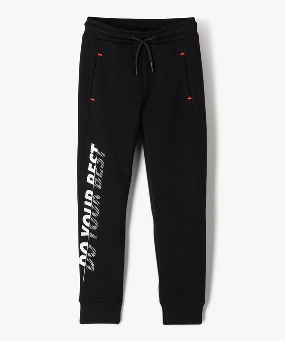 Pantalon de sport en maille extensible garçon vue2 - GEMO (ENFANT) - GEMO