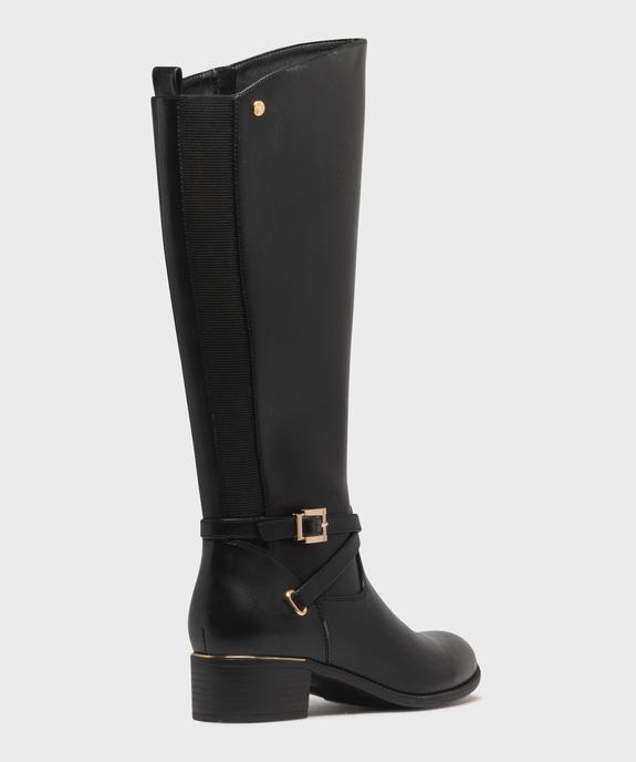 Bottes cavalières doublées avec bride cheville femme - Valentina Baldano vue10 - VALENTINA BALDA - GEMO